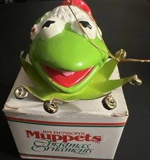 1981 Jim Hensons The Muppets Kermit The Frog Christmas Ornament