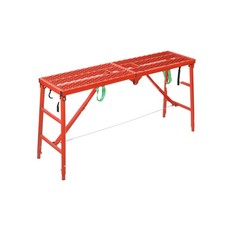 Portable Scaffolding Platform Folding Work Platform 75-110cm Adjustable Height