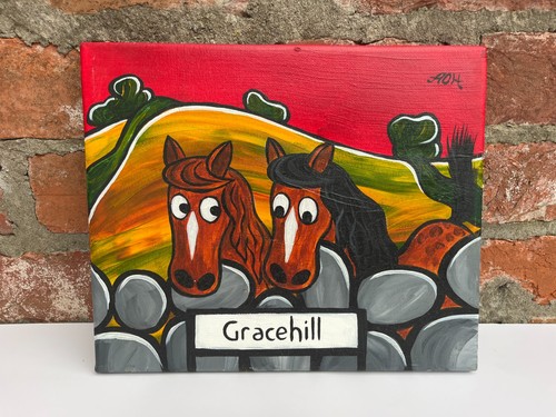Irish oil painting gracehill - painting,,