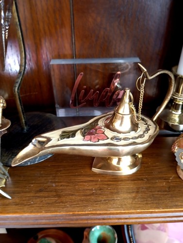 Vintage polished brass - polished,
