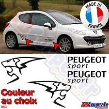 2 Stickers Lion - Sticker For Peugeot 206 207 208 306 307 308 Cc - 053