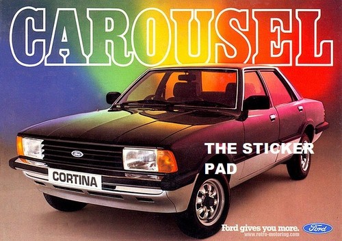 Sticker ford cortina carousel - cortina,