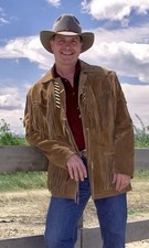 Men Western Cowboy Suede