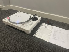 🔴 Pioneer PLX 500-W Turntable White Almost Perfect Condition, Recently Serviced