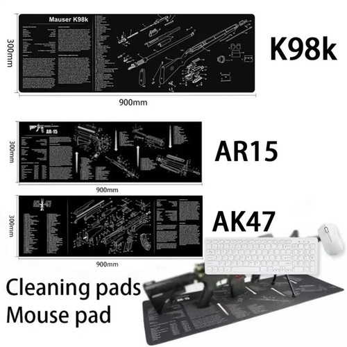 Gun mat rubber cleaning - gun,