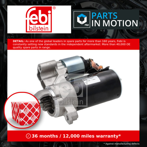 Starter motor fits - audi, a4