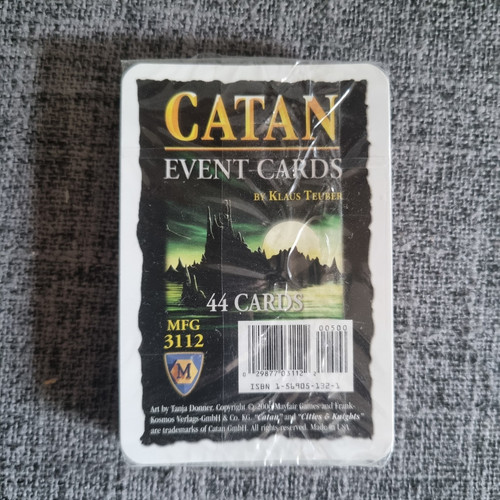 Settlers catan event cards - of,