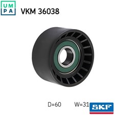 DEFLECTIONGUIDE PULLEY VRIBBED