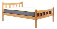 Solid Wood Antique Pine Bed