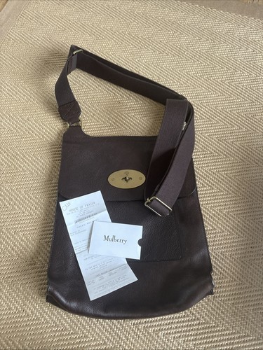 Brown leather mulberry antony - leather,
