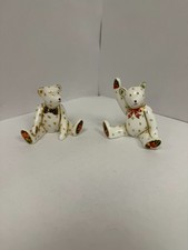 2x Royal Crown Derby Teddy