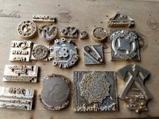 Leather Stamp Brass custom made logo Embosser seal hammer tool wood hot Branding