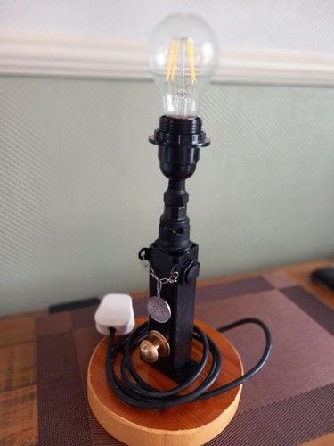 Steampunk handmade lamp made - steampunk,