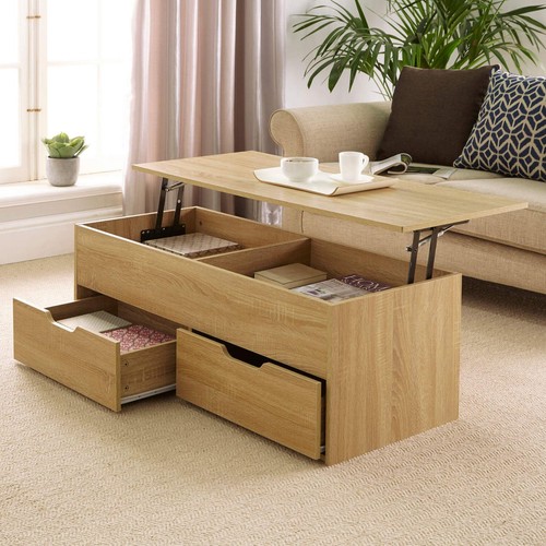 Coffee table with - table, lift