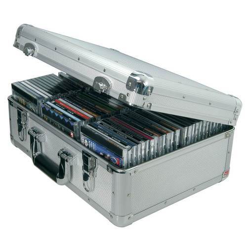 Aluminium flight case - cd,