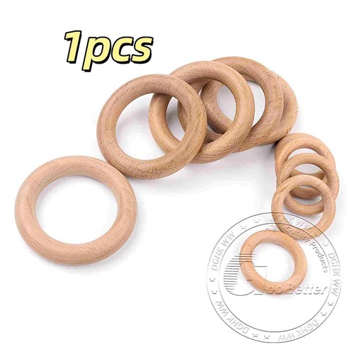 Natural wooden linking rings - wooden,