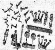 Starting handles jacks spot lamps etc X19 UNPAINTED OO Scale Langley Models Kit