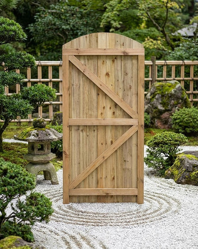 6ft featheredge garden gate - 6ft,