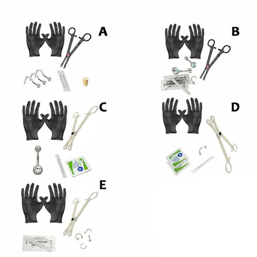 Starter piercing kit - piercing, 16g