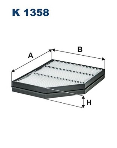 Fits filtron 1358 filter - k,
