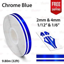 Roll PIN STRIPE Car Striping Trim Double Line TAPE Decal Vinyl Sticker 12mm 1/2"