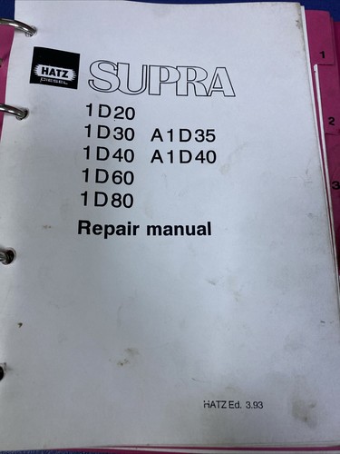 Hatz diesel engine instruction - diesel,