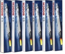 6x Bosch Glow Plugs For