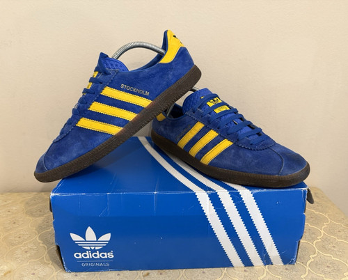 Adidas stockholm blue yellow - adidas,