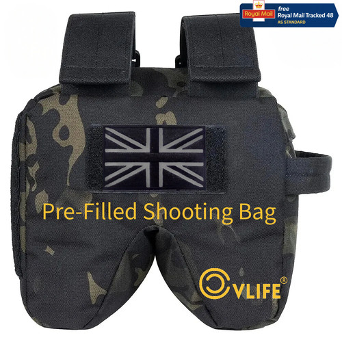 Rest bag pre filled black - rest,
