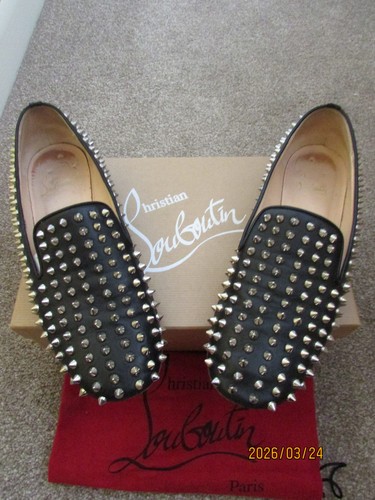 Christian louboutin black slip - louboutin,
