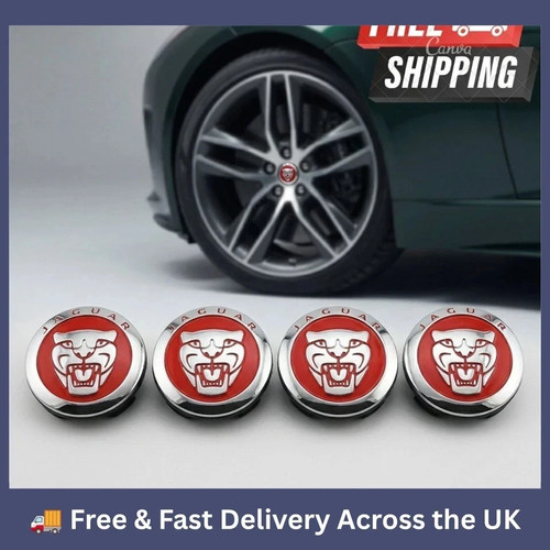 Gloss red wheel - 4x, caps