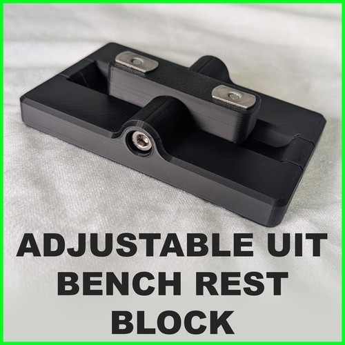 Adjustable bench rest block - rest, to