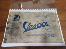 VESPA DOUGLAS 152L2 125cc WORKSHOP SERVICE MANUAL LB 5601/2M/2.59  nos