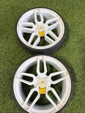 Powakaddy FW White Rear Wheels