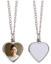 Custom Heart Photo Necklace