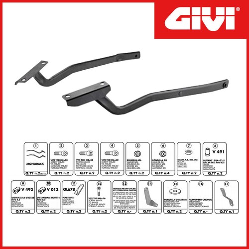 Givi luggage racks - luggage, vfr