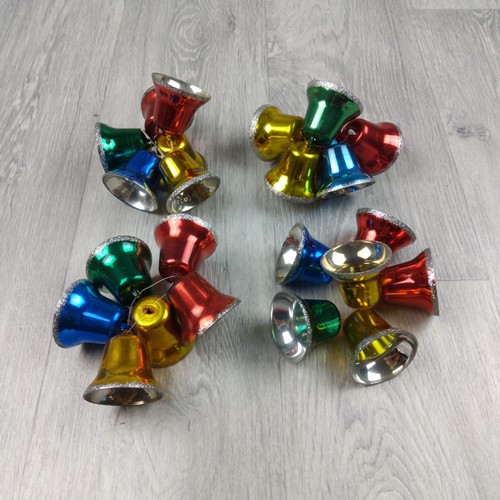 Swan christmas bells - christmas, ornaments