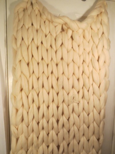 Carded wool needle - carded,