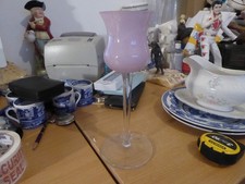 Lilac decorative vase on a