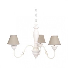 Classic Wooden Shabby Chic Chandelier with 3 Lights ESSE 497/3