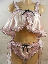 ADULT baby sissy satin with