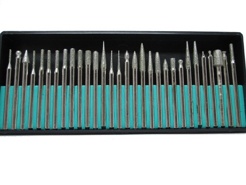 30pc diamond burr - burr, glass