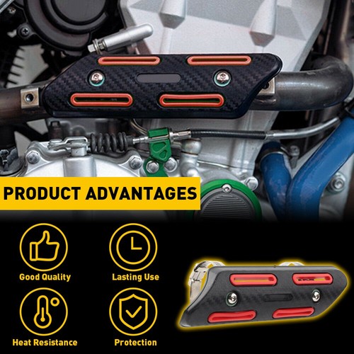 Exhaust heat shield motorcycle - exhaust,