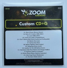 Zoom Karaoke CD+G Disc - Pop