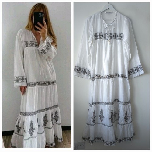 Zara embroidered summer dress - zara,