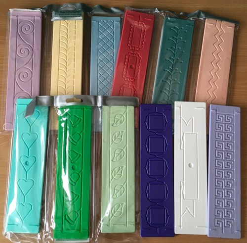 Border bars embossing - border,