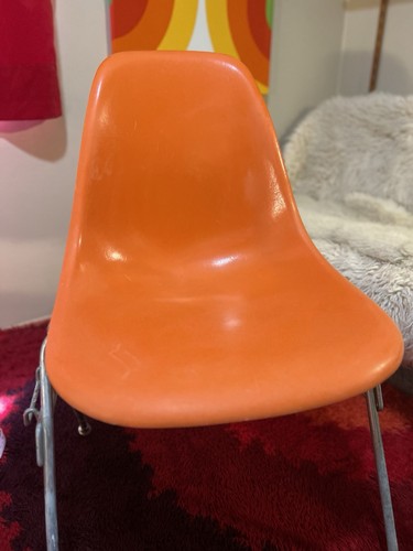 Vintage orange herman miller - orange,