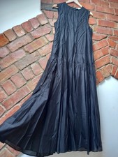 Cos Black A-line Maxi Dress