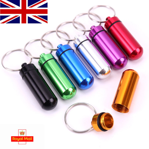 Aluminium pill box - 5x,