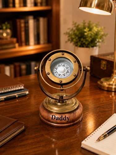 Vintage brass gimbal - vintage,